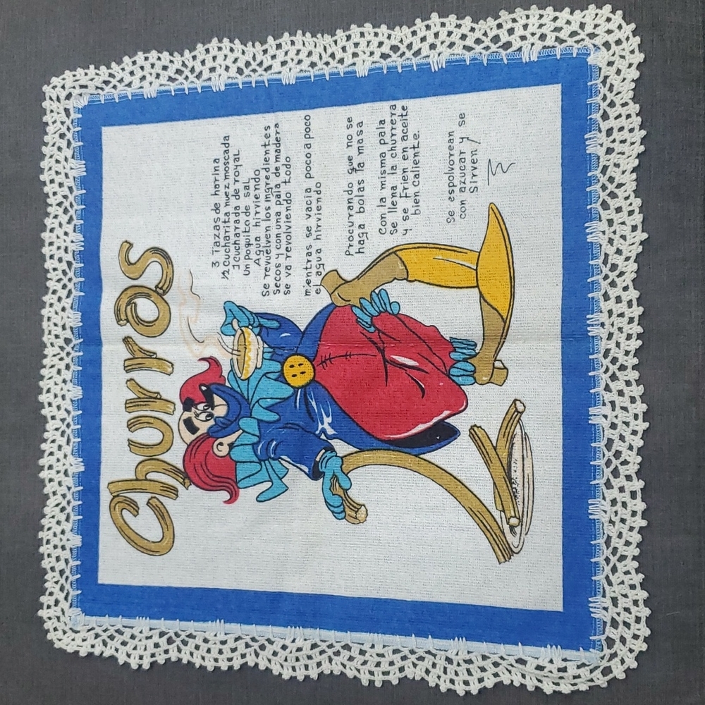 💥50% sale💥Vintage Churros knit dish kitchen cloth #1084